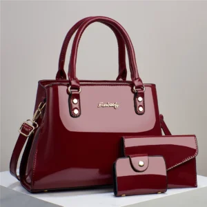 Shiny Leather women's Bag