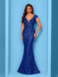 Lucyinlove Elegant Champagne Evening Dress For Women