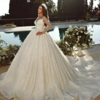 Gorgeous Princess Ball Gown Wedding Dress - Image 2