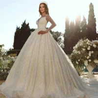 Gorgeous Princess Ball Gown Wedding Dress - Image 3