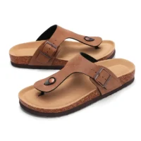 Crestar Cork Suede Mules Slippers For Women Fashion Men Clogs Shoes - Image 11