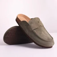 Crestar Cork Suede Mules Slippers For Women Fashion Men Clogs Shoes - Image 8